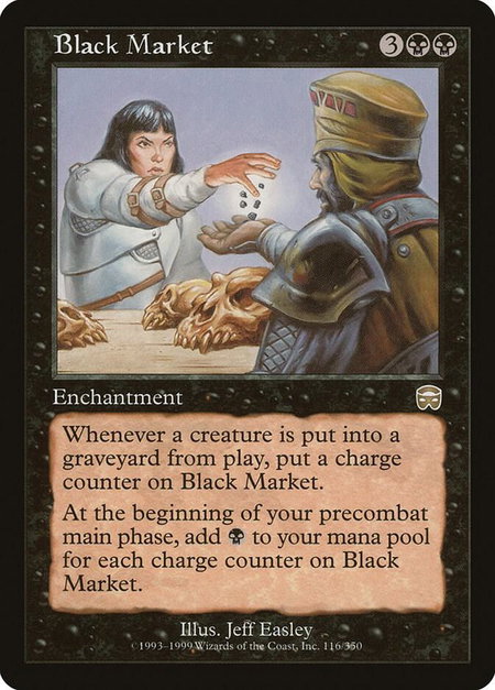 Black Market - Mercadian Masques Magic: The Gathering trading card
