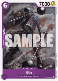 Gin - Legacy of the Master (OP12) #OP12-068 - Uncommon One Piece Trading Card