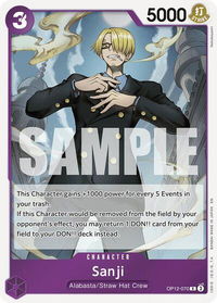 Sanji (070) - Legacy of the Master (OP12) #OP12-070 - Rare One Piece Trading Card