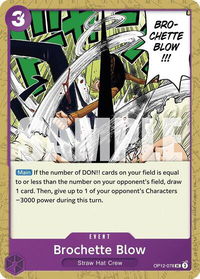 Brochette Blow - Legacy of the Master (OP12) #OP12-078 - Uncommon One Piece Trading Card