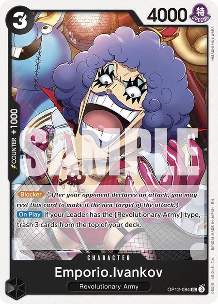 Emporio.Ivankov (084) - Legacy of the Master One Piece trading card