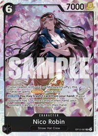 Nico Robin - Legacy of the Master (OP12) #OP12-087 - Super Rare One Piece Trading Card