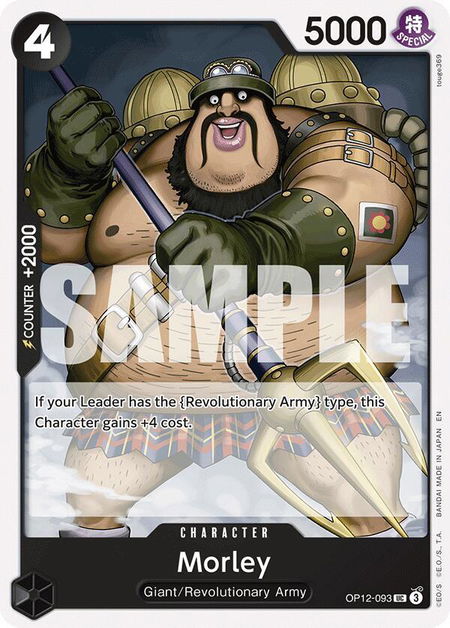 Morley - Legacy of the Master One Piece trading card