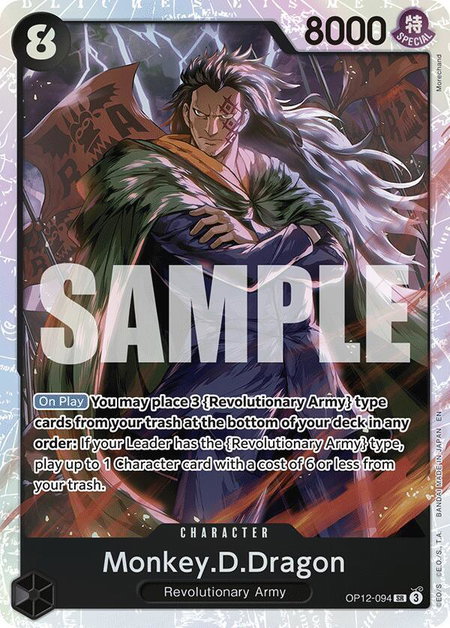 Monkey.D.Dragon - Legacy of the Master One Piece trading card