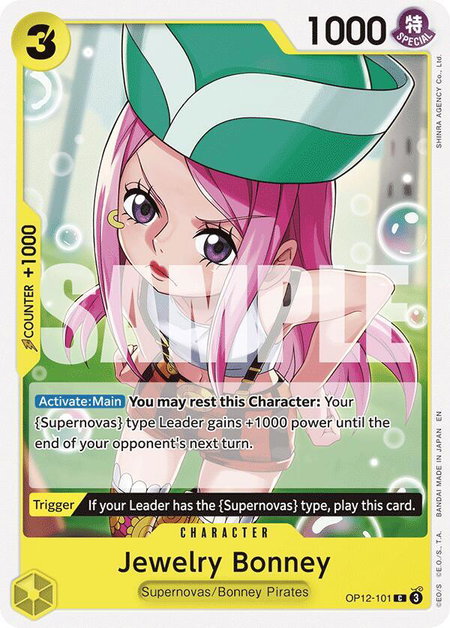 Jewelry Bonney (101) trading card from Legacy of the Master Jewelry Bonney (101) - Legacy of the Master One Piece trading card