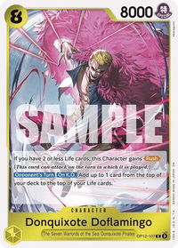 Donquixote Doflamingo - Legacy of the Master (OP12) #OP12-107 - Rare One Piece Trading Card