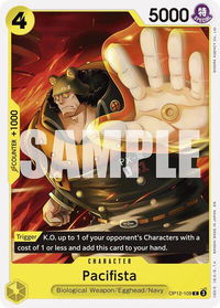 Pacifista - Legacy of the Master (OP12) #OP12-109 - Common One Piece Trading Card