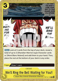 We'll Ring the Bell Waiting for You!! - Legacy of the Master (OP12) #OP12-116 - Common One Piece Trading Card