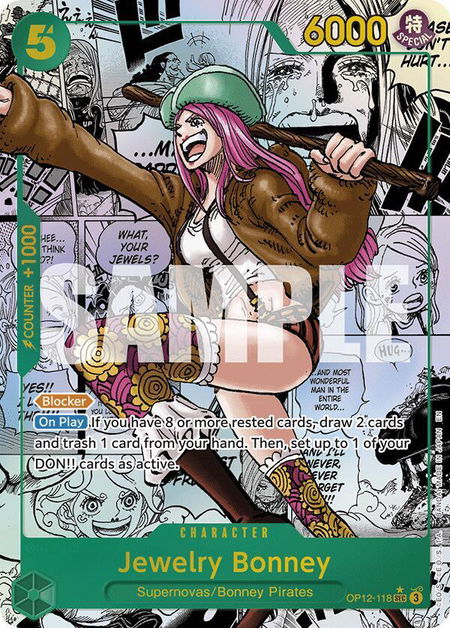 Jewelry Bonney (118) (Manga) - Legacy of the Master One Piece trading card