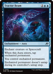 Tractor Beam - Edge of Eternities (EOE) #82 - Uncommon Magic: The Gathering Trading Card