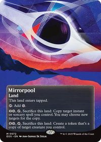 Mirrorpool (0072) (Borderless) - Edge of Eternities: Stellar Sights (EOS) #72 - Mythic Magic: The Gathering Trading Card