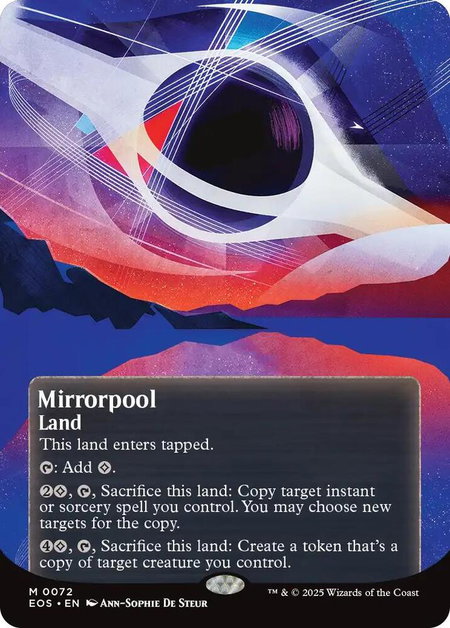 Mirrorpool (0072) (Borderless) - Edge of Eternities: Stellar Sights Magic: The Gathering trading card