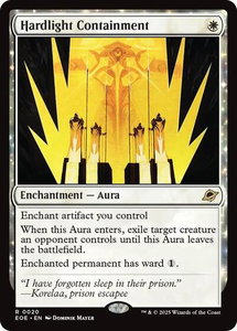 Hardlight Containment - Edge of Eternities (EOE) #20 - Rare Magic: The Gathering Trading Card