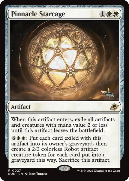 Pinnacle Starcage - Edge of Eternities Magic: The Gathering trading card