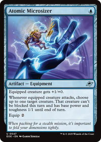 Atomic Microsizer - Edge of Eternities (EOE) #47 - Uncommon Magic: The Gathering Trading Card
