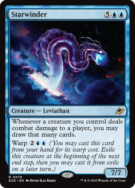 Starwinder - Edge of Eternities Magic: The Gathering trading card