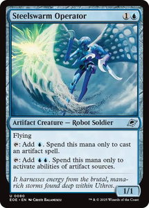 Steelswarm Operator - Edge of Eternities (EOE) #80 - Uncommon Magic: The Gathering Trading Card