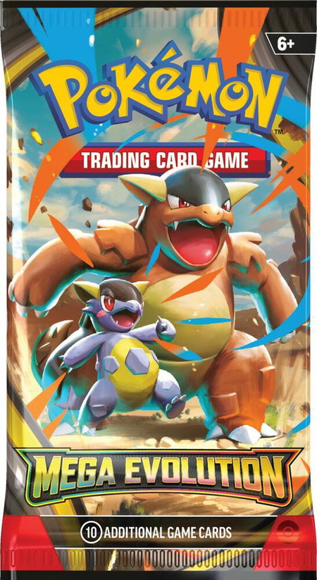 Mega Evolution Booster Pack trading card from ME01: Mega Evolution Mega Evolution Booster Pack - ME01: Mega Evolution Pokémon trading card