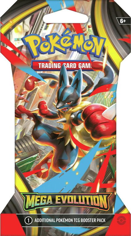 Mega Evolution Sleeved Booster Pack - ME01: Mega Evolution Pokémon trading card