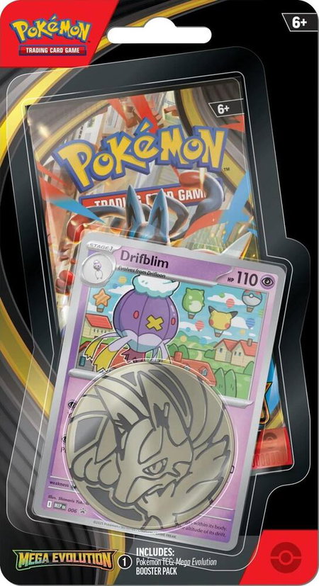 Mega Evolution Single Pack Blister [Drifblim trading card from ME01: Mega Evolution Mega Evolution Single Pack Blister [Drifblim - ME01: Mega Evolution Pokémon trading card