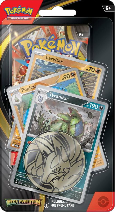 Mega Evolution Premium Checklane Blister [Tyranitar] - ME01: Mega Evolution Pokémon trading card