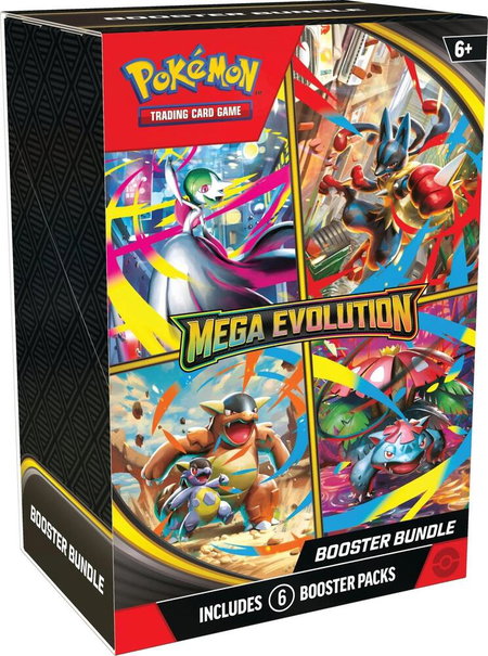 Mega Evolution Booster Bundle trading card from ME01: Mega Evolution Mega Evolution Booster Bundle - ME01: Mega Evolution Pokémon trading card