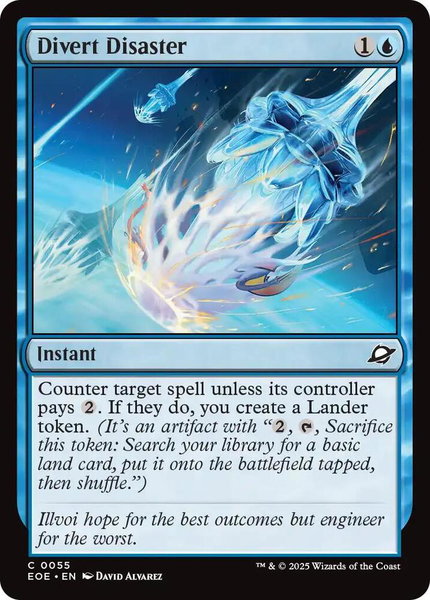 Divert Disaster - Edge of Eternities Magic: The Gathering trading card