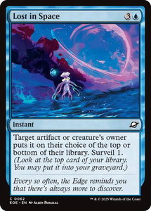 Lost In Space - Edge of Eternities (EOE) #62 - Common Magic: The Gathering Trading Card