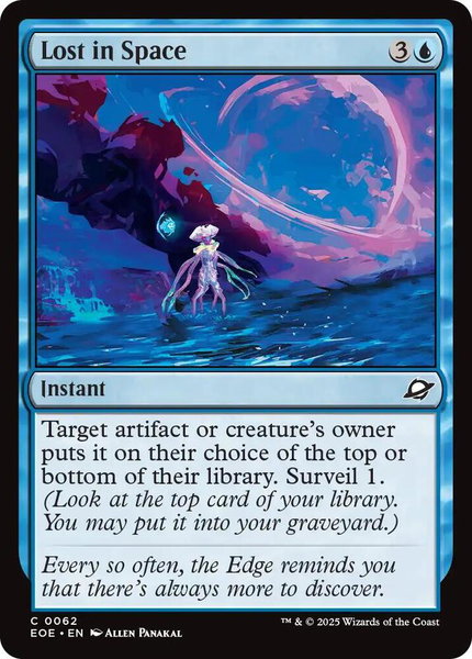 Lost In Space - Edge of Eternities Magic: The Gathering trading card
