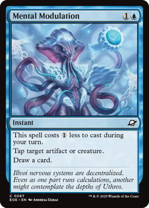Mental Modulation - Edge of Eternities (EOE) #67 - Common Magic: The Gathering Trading Card