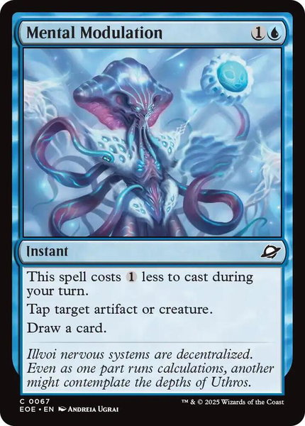 Mental Modulation trading card from Edge of Eternities Mental Modulation - Edge of Eternities Magic: The Gathering trading card