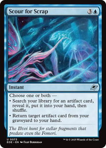 Scour for Scrap - Edge of Eternities (EOE) #73 - Uncommon Magic: The Gathering Trading Card