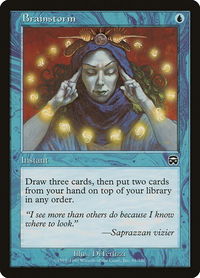 Brainstorm - Mercadian Masques (MMQ) #61 - Common Magic: The Gathering Trading Card
