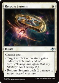 Reroute Systems - Edge of Eternities (EOE) #31 - Uncommon Magic: The Gathering Trading Card
