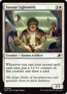 Sunstar Lightsmith - Edge of Eternities (EOE) #42 - Uncommon Magic: The Gathering Trading Card