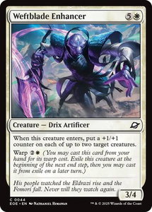 Weftblade Enhancer - Edge of Eternities (EOE) #44 - Common Magic: The Gathering Trading Card