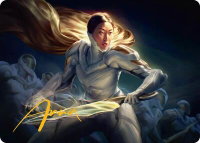 Cosmogrand Zenith Art Card (Gold-Stamped Signature) - Art Series: Edge of Eternities (AAEOE) #2 - Special Magic: The Gathering Trading Card
