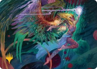 Exalted Sunborn Art Card (Gold-Stamped Signature) - Art Series: Edge of Eternities (AAEOE) #3 - Special Magic: The Gathering Trading Card