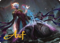 Lightstall Inquisitor Art Card (Gold-Stamped Signature) - Art Series: Edge of Eternities (AAEOE) #5 - Special Magic: The Gathering Trading Card