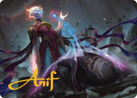 Lightstall Inquisitor Art Card (Gold-Stamped Signature) - Art Series: Edge of Eternities Magic: The Gathering trading card
