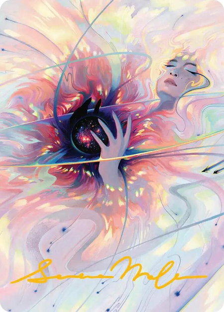 Beyond the Quiet Art Card (Gold-Stamped Signature) - Art Series: Edge of Eternities Magic: The Gathering trading card