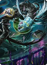 Quantum Riddler Art Card - Art Series: Edge of Eternities (AAEOE) #39 - Special Magic: The Gathering Trading Card