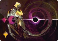 Gravkill Art Card (Gold-Stamped Planeswalker Symbol) - Art Series: Edge of Eternities (AAEOE) #14 - Special Magic: The Gathering Trading Card