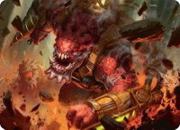 Full Bore Art Card - Art Series: Edge of Eternities (AAEOE) #17 - Special Magic: The Gathering Trading Card