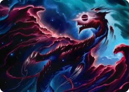 Nova Hellkite Art Card (18/54) trading card from Art Series: Edge of Eternities Nova Hellkite Art Card (18/54) - Art Series: Edge of Eternities Magic: The Gathering trading card