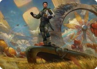 Galactic Wayfarer Art Card - Art Series: Edge of Eternities (AAEOE) #21 - Special Magic: The Gathering Trading Card