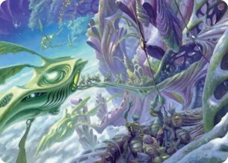 Loading Zone Art Card trading card from Art Series: Edge of Eternities Loading Zone Art Card - Art Series: Edge of Eternities Magic: The Gathering trading card