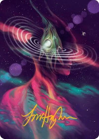 Terrasymbiosis Art Card (Gold-Stamped Signature) - Art Series: Edge of Eternities (AAEOE) #41 - Special Magic: The Gathering Trading Card