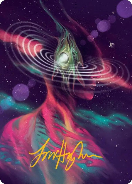 Terrasymbiosis Art Card (Gold-Stamped Signature) - Art Series: Edge of Eternities Magic: The Gathering trading card