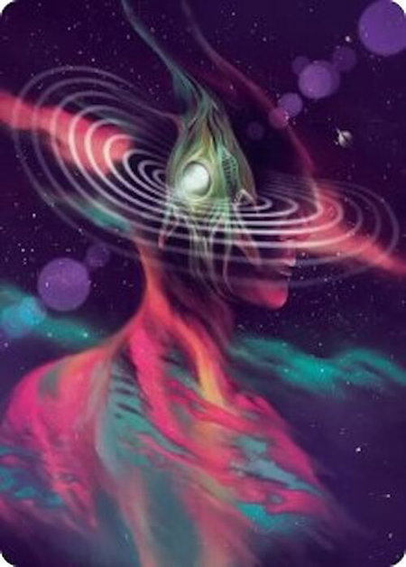 Terrasymbiosis Art Card - Art Series: Edge of Eternities Magic: The Gathering trading card